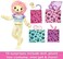Barbie Cutie Reveal Doll &amp; Accessories, Cozy Cute Tees Lion, &ldquo;Hope&rdquo; Tee, Purple-Streaked Blonde Hair, Brown Eyes