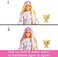 Barbie Cutie Reveal Doll &amp; Accessories, Cozy Cute Tees Lion, &ldquo;Hope&rdquo; Tee, Purple-Streaked Blonde Hair, Brown Eyes