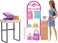 Barbie Make &amp; Sell Boutique Playset with Brunette Doll, Foil Design Tools, Clothes &amp; Accessories