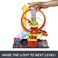 Hot Wheels City Super Loop Fire Station Playset, Track Set with 1 Toy Car