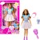 Barbie ​ Doll For Preschoolers, Brunette, My First Teresa Doll, Kids Toys and Gifts, Plush Bunny, Accessories, Soft Poseable Body, Hll21