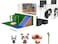Minecraft Mob Head Minis Panda Playhouse Playset