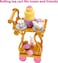 Disney Princess Belle&rsquo;S Tea Time Cart Doll and Playset with Fashion Doll, Cart and Accessories