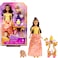 Disney Princess Belle&rsquo;S Tea Time Cart Doll and Playset with Fashion Doll, Cart and Accessories