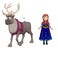 Disney Frozen Toys, Anna Doll &amp; Sven Figure