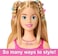 Barbie Doll Styling Head, Blond Hair with 20 Colorful Accessories