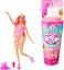 Barbie Pop Reveal Fruit Series Strawberry Lemonade Doll, 8 Surprises Include Pet, Slime, Scent &amp; Color Change