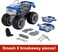 WWE Vehicle Wrekkin Slam Crusher Monster Truck
