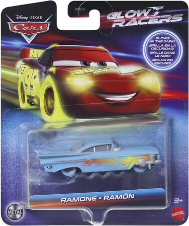 Disney Cars Pixar Ramon Glow Racer Toy Vehicle For Children From 3 Years