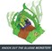 Hot Wheels Monster Trucks Toy Truck &amp; Playset, 1 Glow-In-The-Dark 1:64 Scale Gunkster, Gitd Arena Smashers Ooze Battle Challenge, 2 Crushable Cars