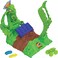 Hot Wheels Monster Trucks Toy Truck &amp; Playset, 1 Glow-In-The-Dark 1:64 Scale Gunkster, Gitd Arena Smashers Ooze Battle Challenge, 2 Crushable Cars