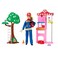 Barbie Careers Firefighter Doll &amp; Playset With Fire Station &amp; Tree, 2 Pets, Color-Change &amp; 10+ Accessories Including Fire Extinguisher Squirt Toy, Hrg55
