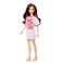 Barbie Fashionistas Doll #214, Black Wavy Hair with Twist &lsquo;N&rsquo; Turn Dress &amp; Accessories, 65th Anniversary