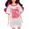 Barbie Fashionistas Doll #214, Black Wavy Hair with Twist &lsquo;N&rsquo; Turn Dress &amp; Accessories, 65th Anniversary