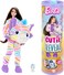 Barbie Cutie Reveal Doll &amp; Accessories with Rainbow Zebra Plush Costume &amp; 10 Surprises Including Color Change, Color Dream Series, Hrk39