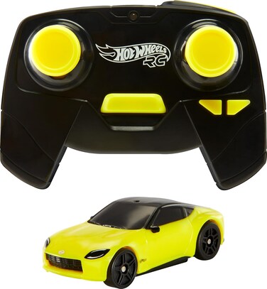 Hot Wheels 1:64 Scale Nissan Z, Battery-Powered RC Car For On- Or Off-Track Play
