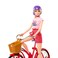 Barbie Doll &amp; Bike Playset
