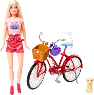 Barbie Doll &amp; Bike Playset