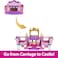 Mattel Disney Princess Carriage To Castle Transforming Playset with Aurora Small Doll, 3 Levels, 6 Play Areas, 4 Figures, Furniture &amp; Accessories