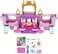 Mattel Disney Princess Carriage To Castle Transforming Playset with Aurora Small Doll, 3 Levels, 6 Play Areas, 4 Figures, Furniture &amp; Accessories