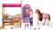Barbie Toy Stable Playset with Doll, Horse &amp; Accessories, 25+ Pieces with 6 Areas Of Play, Inspired By Barbie Mysteries: The Great Horse Chase, Hxj44