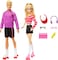 Barbie Fashionistas Set with 2 Fashion Dolls &amp; 6 Accessories, Barbie &amp; Ken Roller-Skating Fashion Dolls, 65th Anniversary Collectible
