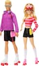 Barbie Fashionistas Set with 2 Fashion Dolls &amp; 6 Accessories, Barbie &amp; Ken Roller-Skating Fashion Dolls, 65th Anniversary Collectible