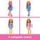 Barbie Chelsea Doll &amp; Closet Toy Playset with 15 Pieces Clothes &amp; Accessories Included, Foldable Set For On-The-Go Play &amp; Storage