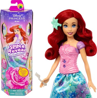 Mattel Disney Princess Spin &amp; Reveal Ariel Doll