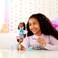 Barbie Dream Besties Doll and Accessories, Barbie &ldquo;Brooklyn&rdquo; Posable Fashion Doll with Long Black Hair, 9 Music Themed Pieces