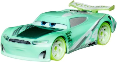 Hot Wheels Collectors Disney Cars Glow Racers Chase Racelott 1:55 Scale Diecast Vehicle