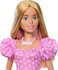 Barbie 28-In Blonde Fashion Doll with Removable Fashions, Pink Top, Denim Skirt, &amp; Cowboy Boots, Necklace and Purse Accessory, Hyt84