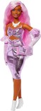 Barbie Deluxe Style Doll #1 In Barbiecore Outfit, Pink Hair and Glossy Pink Dress with Accessories Like Velvet Gloves, Money Purse, and More​​
