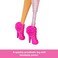 ​Barbie Deluxe Style Doll #2 In Barbiecore Outfit, Black Hair and Glittery Prosthetic Leg, Pink Top and Skirt Set with Rosette Detail and Accessories​​