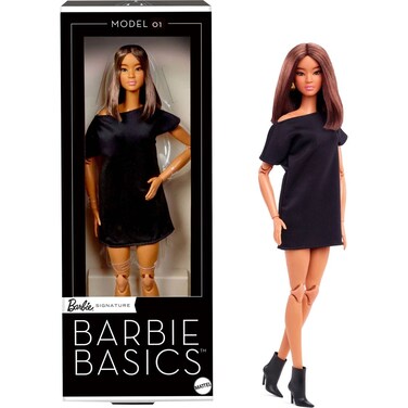Barbie Signature Barbie Basics Brunette Model 01 Fashion Doll (29 cm)