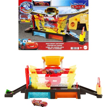 Disney Pixar Cars Color Changers Race Ready Car Wash Playset