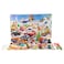Hot Wheels Toy Cars And Play Set, Advent Calendar 2025 With 10 Vehicles In 1:64 Scale, Clips For Attaching 14 Winter Accessories, Jcb47