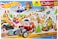 Hot Wheels Toy Cars And Play Set, Advent Calendar 2025 With 10 Vehicles In 1:64 Scale, Clips For Attaching 14 Winter Accessories, Jcb47