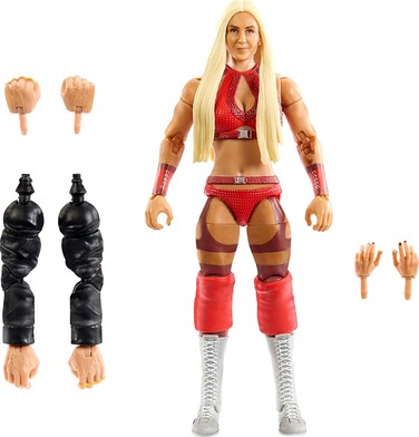 مجموعة ماتيل WWE Elite Collection من مجسمات الحركة وملحقاتها، ومجموعة شارلوت فلير المميزة من فعاليات البث المباشر، وأجزاء مجسم ويليام ريغال من سمرسلام.