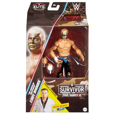 WWE Cody Rhodes (Camo Face Paint) Elite Survivor Series 2025 Toy Wrestling Action Figure