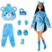 ​Barbie Cutie Reveal Doll &amp; Accessories, Care Bears Series, Fashion Doll with Grumpy Bear Plush Costume &amp; 10 Surprises Including Color Change &amp; Mini Bear