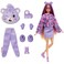 ​Barbie Cutie Reveal Doll &amp; Accessories, Care Bears Series, Fashion Doll with Share Bear Plush Costume &amp; 10 Surprises Including Color Change &amp; Mini Bear