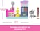 Barbie Mini Barbieland Collectible Supermarket Playset with 1.5-Inch Doll, Product Shelves, Check Stand &amp; Shopping Cart For Storytelling Play