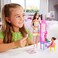 ​Barbie Teacher Doll with Brunette Fashion with Printed Dress, 1 Toddler, &amp; Teaching Accessories