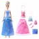 Disney Princess 2-In-1 Stories Cinderella Fashion Doll (29.21 cm) And Accessories