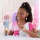 Barbie Dream Besties Doll and Accessories, Daisy Jean Posable Fashion Doll with Removable Fashions &amp; Wavy Pink Hair, 9 Dj &amp; Music Themed Pieces