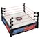 حلبة ماتيل WWE سوبرستار مع ملصقات الحدث الرئيسي ورو، وبساط حلبة زنبركي وحبال حلبة مرنة عالية الأداء