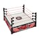 حلبة ماتيل WWE سوبرستار مع ملصقات الحدث الرئيسي ورو، وبساط حلبة زنبركي وحبال حلبة مرنة عالية الأداء