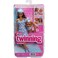 Barbie Twinning Looks Brunette Doll With Puppy And Accessories (29.5 cm)