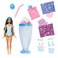 Barbie Pop Reveal Series Fashion Doll &amp; Accessories Set, Treat Series, Cool Cupcake Theme with Pet, 8 Surprises Include Color Change, Jfy61